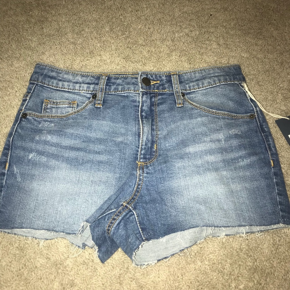 target denim shorts